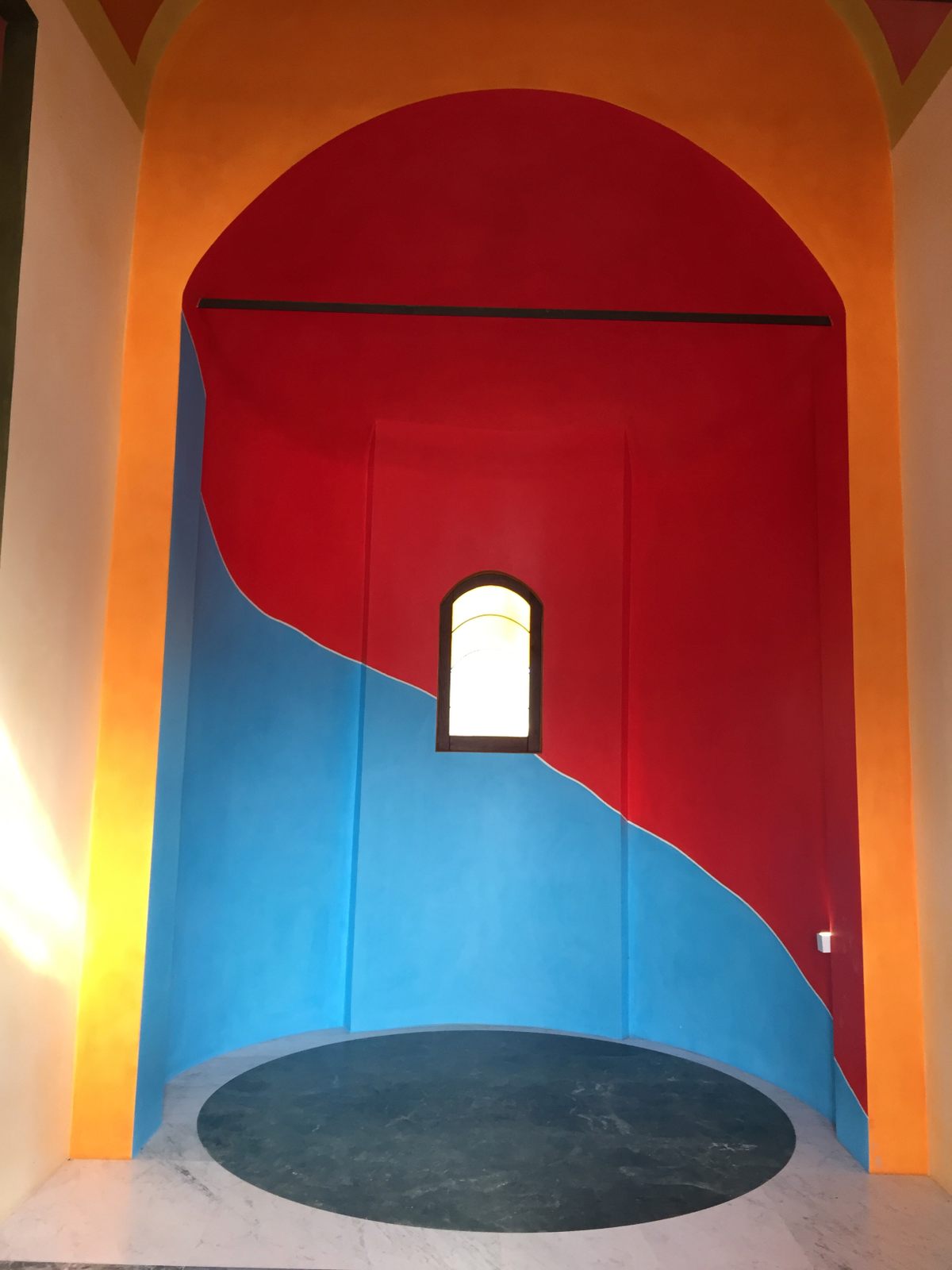 interior of the ceretto chapel